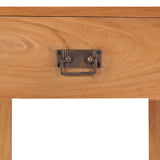 NNEVL Bedside Cabinet 35x35x50 cm Solid Teak Wood