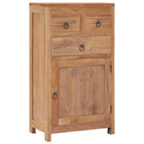 NNEVL Sideboard 50x30x90 cm Solid Teak Wood