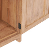 NNEVL Sideboard 50x30x90 cm Solid Teak Wood