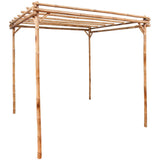 NNEVL Pergola Bamboo 170x170x220 cm