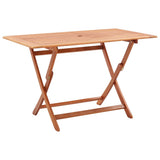 NNEVL 5 Piece Outdoor Dining Set Black Solid Eucalyptus Wood