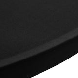 NNEVL Standing Table Cover Ø70 cm Black Stretch 4 pcs