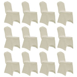 NNEVL Chair Cover Stretch Cream 12 pcs