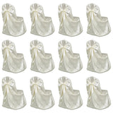 NNEVL Chair Cover for Wedding Banquet 12 pcs Cream