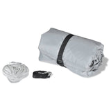 NNEVL Boat Covers 2 pcs Grey Length 427-488 cm Width 229 cm