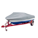 NNEVL Boat Covers 2 pcs Grey Length 519-580 cm Width 244 cm