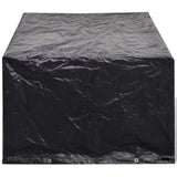 NNEVL Garden Furniture Covers 2 pcs 4 Person Poly Rattan Set 8 Eyelets 180x140cm