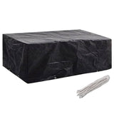 NNEVL Garden Furniture Covers 2 pcs 8 Eyelets 200x160x70 cm