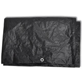 NNEVL Garden Furniture Covers 2 pcs 8 Eyelets 200x160x70 cm