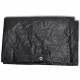 NNEVL Garden Furniture Covers 2 pcs 8 Eyelets 135x135x90 cm