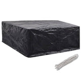 NNEVL Garden Furniture Covers 2 pcs 10 Eyelets 260x260x90 cm