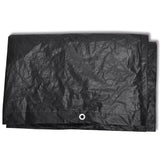 NNEVL Garden Furniture Covers 2 pcs 8 Eyelets 242x162x100 cm