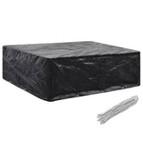NNEVL Garden Furniture Covers 2 pcs 8 Eyelets 250x210x90 cm