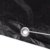 NNEVL Garden Furniture Covers 2 pcs Table Tennis Table 8 Eyelets 160x55x182 cm