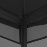 NNEVL Gazebo with Nets 300x400x265 cm Anthracite