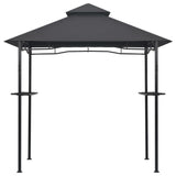 NNEVL BBQ Gazebo 240x150x255 cm Anthracite Steel