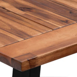 NNEVL Dining Table Solid Acacia Wood 180x90 cm