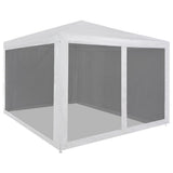 NNEVL Party Tent with 4 Mesh Sidewalls 3x3 m