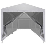 NNEVL Party Tent with 8 Mesh Sidewalls 9x3 m