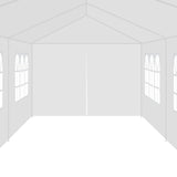 NNEVL Garden Marquee 3x12 m White