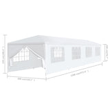 NNEVL Garden Marquee 3x12 m White