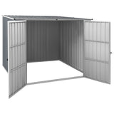 NNEVL Garden Shed Grey 195x198x159 cm Galvanised Steel