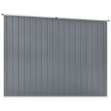 NNEVL Garden Shed Grey 195x198x159 cm Galvanised Steel
