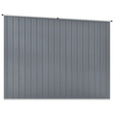 NNEVL Garden Shed Grey 195x198x159 cm Galvanised Steel