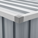 NNEVL Garden Storage Box Grey 129x67x65 cm