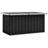 NNEVL Garden Storage Box Anthracite 129x67x65 cm