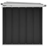 NNEVL Garden Storage Box Anthracite 129x67x65 cm