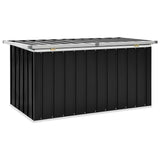 NNEVL Garden Storage Box Anthracite 129x67x65 cm