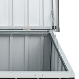 NNEVL Garden Storage Box Anthracite 129x67x65 cm