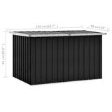 NNEVL Garden Storage Box Anthracite 149x99x93 cm