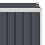 NNEVL Double Garbage Bin Shed Anthracite 143x81x121 cm Steel