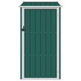 NNEVL Garden Shed Green 87x98x159 cm Galvanised Steel