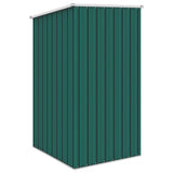 NNEVL Garden Shed Green 87x98x159 cm Galvanised Steel