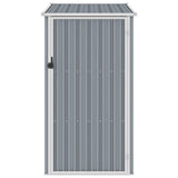 NNEVL Garden Shed Grey 87x98x159 cm Galvanised Steel