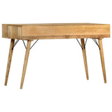 NNEVL Desk with Drawers 130x50x80 cm Solid Mango Wood