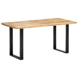 NNEVL Dining Table 160x80x75 cm Solid Mango Wood