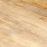 NNEVL Dining Table 160x80x75 cm Solid Mango Wood