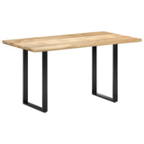 NNEVL Dining Table 140x70x76 cm Solid Mango Wood