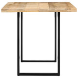 NNEVL Dining Table 140x70x76 cm Solid Mango Wood