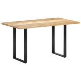 NNEVL Dining Table 140x70x76 cm Solid Mango Wood