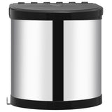 NNEVL Kitchen Built-in Dust Bin Stainless Steel 8 L
