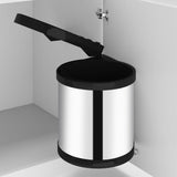 NNEVL Kitchen Built-in Dust Bin Stainless Steel 8 L