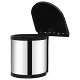 NNEVL Kitchen Built-in Dust Bin Stainless Steel 12 L
