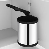 NNEVL Kitchen Built-in Dust Bin Stainless Steel 12 L