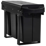 NNEVL Kitchen Cupboard Pull-out Recycled Dustbin Soft-Close 36 L
