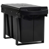 NNEVL Kitchen Cupboard Pull-out Recycled Dustbin Soft-Close 48 L